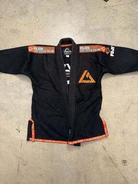 FUJI Official Rilion Gracie Academy Team BJJ Gi Black Size 1